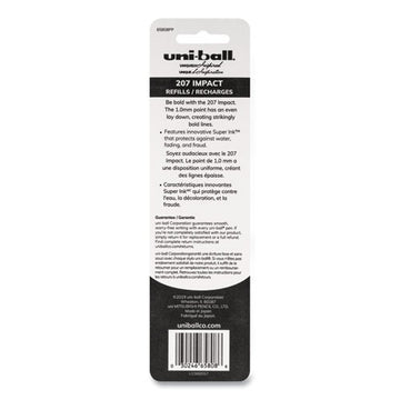 uni-ball® Refill For Gel Impact Gel Pens, Bold Conical Tip, Black Ink, 2-pack freeshipping - TVN Wholesale